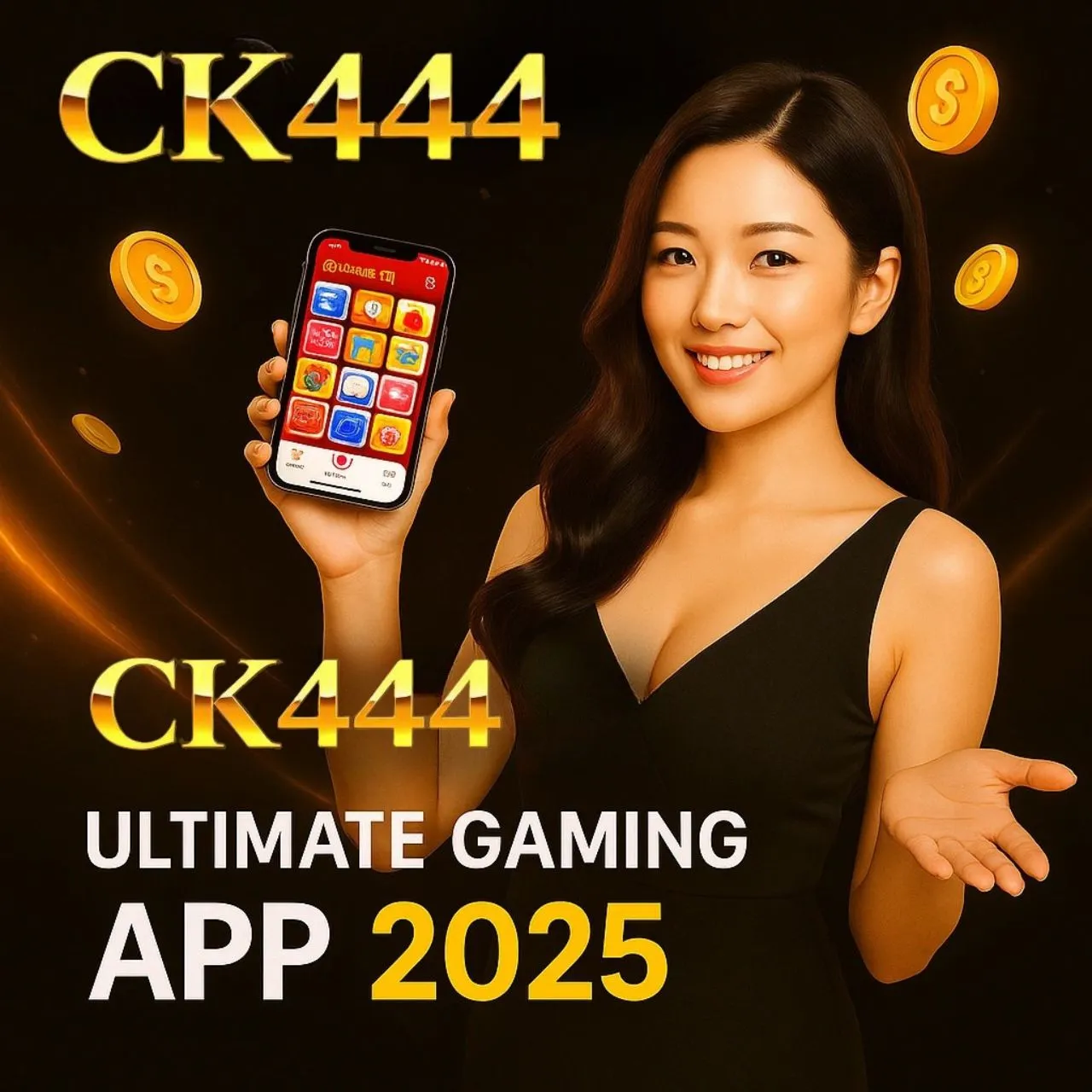 Ck444 Mobile App Preview - Casino and Slots Gaming Interface
